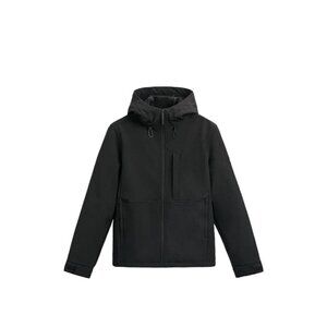 ZARA HOODED TECHNICAL JACKET BLACK SIZE XL | 1538/301